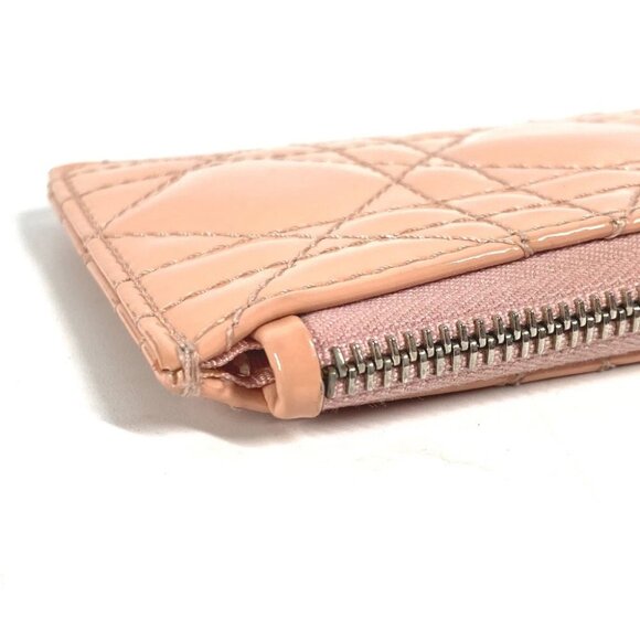 CHRISTIAN DIOR LADYDIOR Cannage Wallet Coin Compartment coin purse - Picture 9 of 12